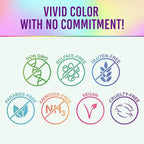 Punky Temporary Hair Color Spray-On, Panther Purple, Non-Damaging Instant Hair Dye, No Bleaching Needed, Non-Sticky, Washable and Leaves No Residue, 3.5 oz, 1 Pack