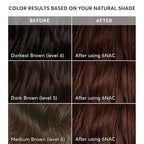 Madison Reed Radiant Hair Color Kit - 6NA Medium Ash Brown with Cool Smoky Undertones (Monza Brown), Dimensional Gray Hair Blending Permanent Hair Dye, PPD-Free & Ammonia-Free, 2 Pack