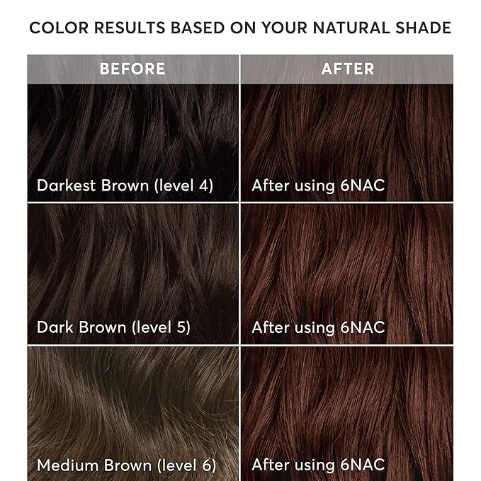 Madison Reed Radiant Hair Color Kit - 6NA Medium Ash Brown with Cool Smoky Undertones (Monza Brown), Dimensional Gray Hair Blending Permanent Hair Dye, PPD-Free & Ammonia-Free, 2 Pack