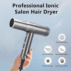 Hair Dryer with Diffuser, IG INGLAM 1875W Professional Ionic Blow Dryer, 110, 000 RPM High-Speed Brushless Motor, Auto-Clean, 3 Heat Settings & 3 Speed & Cool Shot Button Settings for Easy Home/Travel