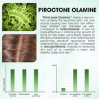 Anti Dandruff Shampoo - Scalp Deep Cleansing, Excess Sebum Care, Natural Ingredients - For Women & Men, Soothes Itchy, Dry Scalp, 16.8 fl.oz