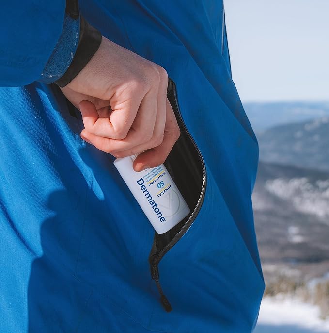 Dermatone Mineral Sunscreen Stick SPF 50 Zinc Oxide | Sunscreen Stick for Face and Body, Broad Spectrum UVA/UVB, Reef Safe, Moisturizing, Water Resistant (80 min), Fragrance Free, 0.5 oz