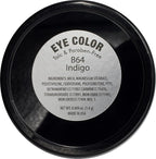 Indigo Denim Navy Blue Purple Violet Opaque Pressed Powder Single Vegan Eyeshadow; Talc, Paraben & Cruelty Free