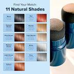 TRUHAIR Color & Conceal Waterproof Root Touch Up Hair Color for Gray Hair Coverage - Instant Root Cover Up Hair Powder for Women & Men - Bald Spot Concealing, Hairline Filling (Gray)