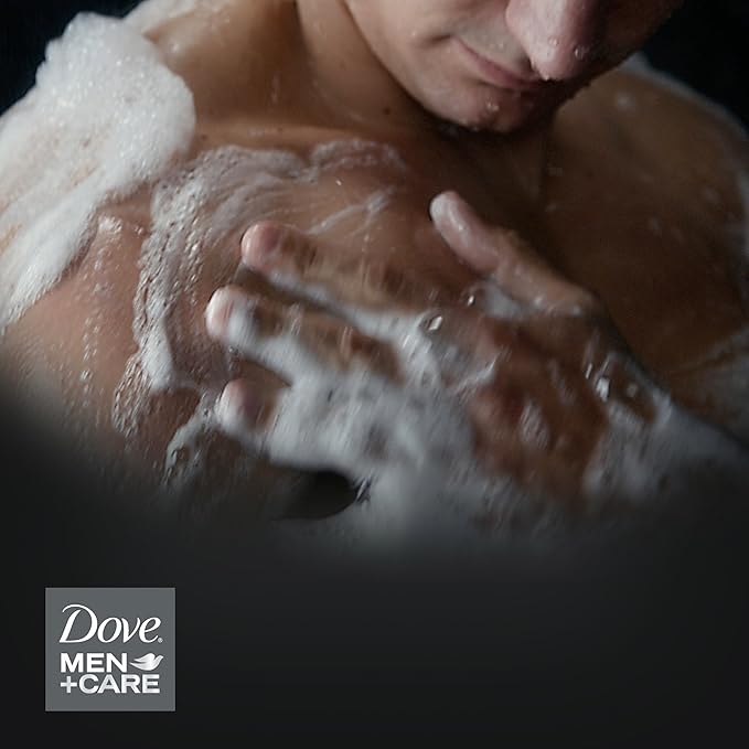 Dove Men+Care Men's Bar Soap Deep Clean 4 Bar More Moisturizing Than Bar Soap Effectively Washes Away Bacteria, Nourishes Your Skin 3.75 oz