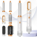 6 in ONE Blow Dryer Brush,Air Curling Iron Round Brush Blow Dryer 800W,Ionic Hair Dryer Brush for Women, Hot Air Brush Hair Styling Tools 100-120V