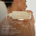 Oak Essentials Awaken Body Wash | Hydrating Shower Gel with Lavender Oil, Cedarwood Oil & Rice Bran Extract, 10.1 Fl Oz