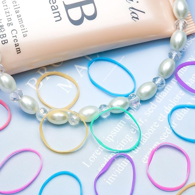 1000PCS Hair Rubber Bands(rainbow)