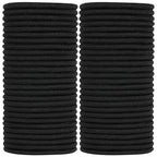 Black Hair Ties No damage 280 Bulk Pack, 4MM Ouchless Elastic Hair Bands for Women's Hair Elastic Ponytail Holders for Ponytails, Thick, Medium, Thin, Fine & Short Hair