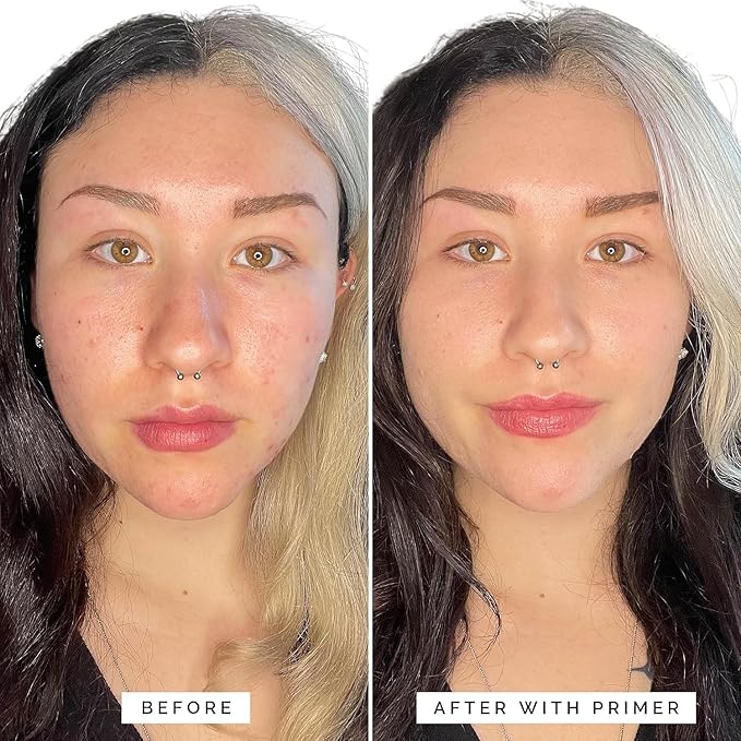 Elizabeth Mott Thank Me Later Color Correcting Face Primer Jumbo 60g (2X Size) – Niacinamide & Cica Soothes Redness – Evens Skin Tone, Grips Makeup for All-Day Wear – Cruelty-Free