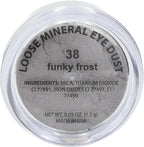 Funky Frost Silver Grey Metallic Mineral Single Loose Powder Eyeshadow, Vegan, Talc & Paraben Free, No Animal Testing & Cruelty Free