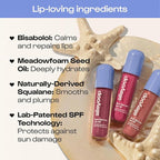 ALLEYOOP Sun Serum Lip Oil SPF 40 – Tinted Lip Oil with SPF, Hydrating Tinted Lip-Moisturizer for Women, Lips Sunscreen for Cracked Lips, Smooths & Soothes, Vegan, Travel-Friendly, Daylight