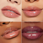 MAKI YIKA Clear Lip Gloss for Women Lip Plumper Gloss Tinted Glitter Lipgloss Moisturizing High Shine Plumping Lip Gloss, Pearl Gloss