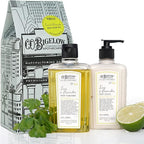 C.O. Bigelow Lime Coriander Apothecary Duo Skin Care Gift Set, Body Wash & Body Lotion, Liquid Soap & Moisturizing Lotion, Set of 2, 10 Fl Oz