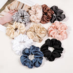 Hair Ties Scrunchies for Women's, for Girls Big Scrunchies Both for Thick Hair or Thin Hair Curl Hair No Crease Ponytail Holder No Hurt Your Hair