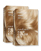 Madison Reed Radiant Hair Color Kit - 10NGV Light Golden Blonde (Amalfi Blonde), Dimensional Gray Hair Blending Permanent Hair Dye, PPD-Free & Ammonia-Free, 2 Pack