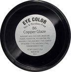 Copper Glaze Light Bronze Dark Pink Shimmering Pressed Powder Single Vegan Eyeshadow; Talc, Paraben & Cruelty Free