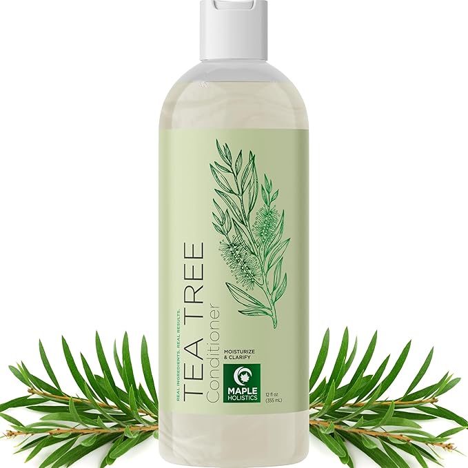 Tea Tree Conditioner for Dry Hair - Tea Tree Oil Conditioner for Damaged Dry Hair and Cleansing Conditioner for Dry Scalp Care - Sulfate Free Conditioner with Nourishing Tea Tree Oil for Hair Care