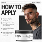Immortal NYC Hair Waxes for Men - Aventus Extra Strong Hold, Low Shine Hair Wax - Mens Water Based, No Residue Non-Greasy Hair Paste -Pomade- All Natural Styling Wax for All Hair Types