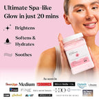 Jelly Face Mask for Facials - Bulgarian Rose Hydrating, Brightening & Nourishing Jelly Mask with Free Jade Roller & Spatula | Professional Hydrojelly Masks | Christmas Gifts for Women, Gifts for Women