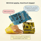 NOLE CARE Sustainable Bar Conditioner with Citrus & Batana Oil, for Oily Hair (2.12 Oz Bar) - Sustainable, PH Balanced, Rice Protein Deep Clean Conditioner, Silky Hair, Plastic-Free