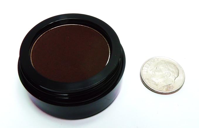 Matte Chocolate Truffle Brown Cake Eyeliner & Pressed Eyeshadow, Water Activated Powder; Gluten & Cruelty Free