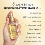 Pantene Miracle Rescue Regenerative Hair Oil - 2.0 FL Oz - Deep Repair Treatment for Dry & Damaged Hair
