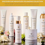 PHILIP B. Weightless Volumizing Miracle Kit ($205 Value) - Limited Edition Set Includes Shampoo, Conditioner and Weightless Miracle Serum + Bonus Detangling Comb