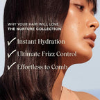 JVN Nurture Hydrating Conditioner, 10 Fl Oz, Detangles & Softens Hair, Moisture and Deeply Nourishing Conditioner, Color Safe Hair Care for Women and Men, Non-Toxic, Silicone and Paraben Free