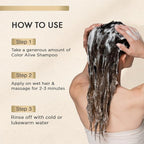 MOEHAIR Color Alive Shampoo | Moisturizing & Hydrating | Shampoo for Color-Treated Hair | Paraben & Sulfate-Free | Rich in Safflower Oil & Castor Oil | Controls Frizz (12 Fl. Oz)