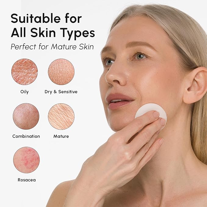 MAREE Glycolic Acid Pads – 200 Toner Pads for Face Cleansing – Facial Exfoliating Pad with Tea Tree Oil, Salicylic Acid & Vitamins E, B3, B5 – Acne Clearing Face Pad, Skin Pore Resurfacing & Radiance