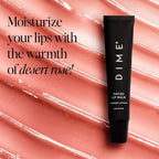 DIME Beauty Tinted Lip Balm (Desert Rose) - Hydrating Tinted Lip Balm and Gloss, Vegan & Cruelty-Free, Anti-Aging Lip Care, .5 oz / 15 ml