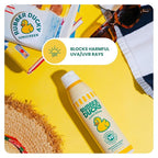 Rubber Ducky - Moisturizing Sunscreen Spray SPF 50, Easy To Apply, No White Residue, Reef Safe, Sun Protection, Water Resistant, Vegan, Broad Spectrum Sunscreen for Face and Body - Beach Scent (6 Oz)