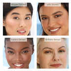 Chella Eyebrow Gel, Defining Clear Eyebrow Gel - Lightweight Formula for Natural, Long Lasting Makeup - Vegan, Cruelty Free, Paraben Free, Gluten Free