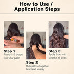 GK HAIR Oil - Argan Oil Heat Protectant Serum - Lightweight Hair Serum - Perfect For Keratin, Frizzy, Curly, Dry & Damaged Adds Shine and Smooths - Paraben, Phthalate and Sulfate Free 1.69 Oz