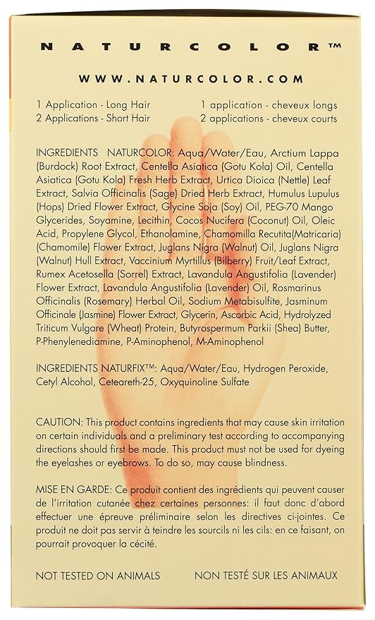 naturcolor Haircolor Hair Dye - Light Turmeric Blonde, 4 Ounce (8R)