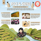 Luseta Rice Water Shampoo and conditioner Set Strengthening & Nourishing Revitalizes Shine for All Hair Types Hydrating & Frizz Control for Women and Men 16.9oz*2