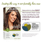 Naturtint 5G Light Golden Chestnut Permanent Hair Color (Pack of 6), Ammonia Free, Vegan, Cruelty Free, up to 100% Gray Coverage, Long Lasting Results (Packaging may vary)