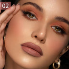 Boobeen 5-Color Eyeshadow Palette, Brown Neutral Tones with Matte Shimmer Glitter Finishes, Long-Lasting Everyday Makeup Palette，Blendable & Pigmented,Travel-Friendly