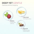 TYMO Clarifying Shampoo for Women - Natural Formula Shampoo for Oily Hair, Remove Build Up, Deep Clean, Hair and Scalp Cleaning, Biotin & Sulfate Free, 3.5 Oz, Volumizing & Repair - Argan Oil