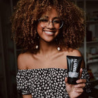 NAVY HAIR CARE Hydrating Hair Mask - 4 Fl oz | Clay Hair Mask for Dry Damaged Hair | Hair Growth & Repair Mask | Paraben Free & Vegan Friendly | Dunes - Black Clay and Charcoal Revitalizing Mask