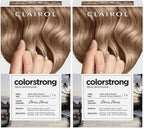 Clairol ColorStrong Permanent Zero Ammonia Hair Dye, 7.1 Dark Ash Blonde - Bora Bora Hair Color, Pack of 2