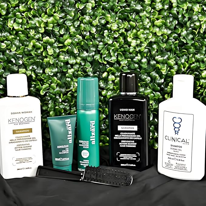 Kenogen Hair Growth Shampoo for Men – Thickening & Volumizing for Thinning Hair – Stimulates Follicles & Regrowth with Melatonin – DHT Blocker – Vegan, Sulfate-Free, Cruelty-Free Formula