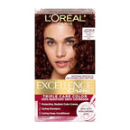 L'Oreal Paris Excellence Crème Permanent Hair Dye, Triple Care Hair Color with Pro-Keratine Complex for 100% Gray Hair Coverage, 4RM Dark Mahogany Red, 1 Kit