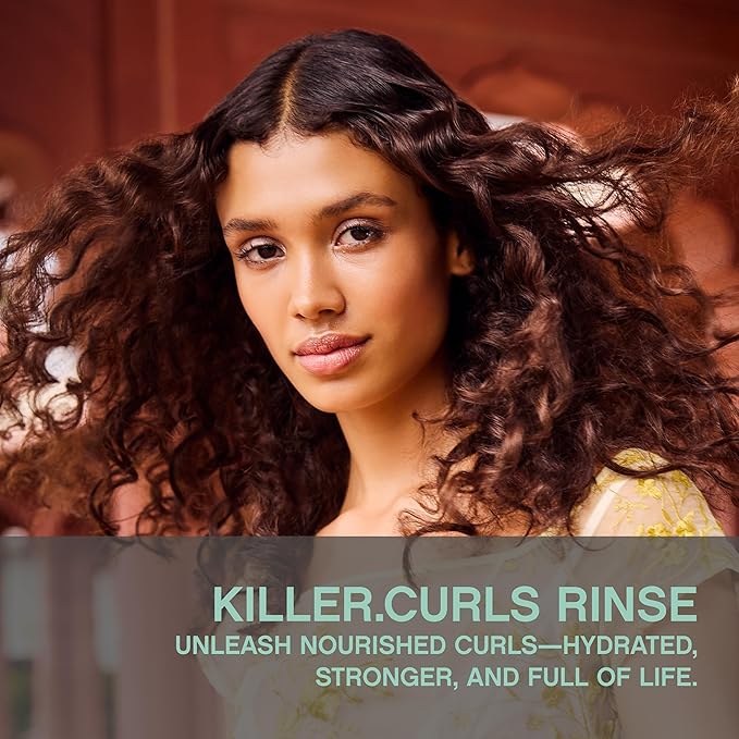 KEVIN.MURPHY KILLER.CURLS RINSE - Nourishing Curl Conditioner - Care for Natural & Permed Hair - With Hydrating Oat Milk - Colour-Safe & Vegan - 250 mL / 8.4 fl oz