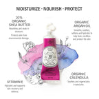 La Chatelaine French Hand Cream Trio Tin, Holiday Gift Set, Hand Lotion for Women, Made in France with 20% Organic Shea Butter, Moisturizing (Wild Fig, Pomegranate Mulberry, Shea) 3 x 1 fl. Oz