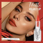 Orange Red Lipstick Gradient Matte Lipsticks Lip Liner Combo Set for Women Waterproof Long Lasting Lip Stick Pencil Cream Lip Liner and Lipstick Combo Makeup, E5