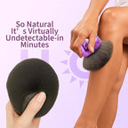 Blend & Blur Ultra Large Body Makeup Brush For Self Tanner, 5.11inch Wide-headed Kabuki Brush, Leg Makeup &Bronzer Self Tan Applicator Provides Effortless Pretty Finish, Blending Applicator- Purple