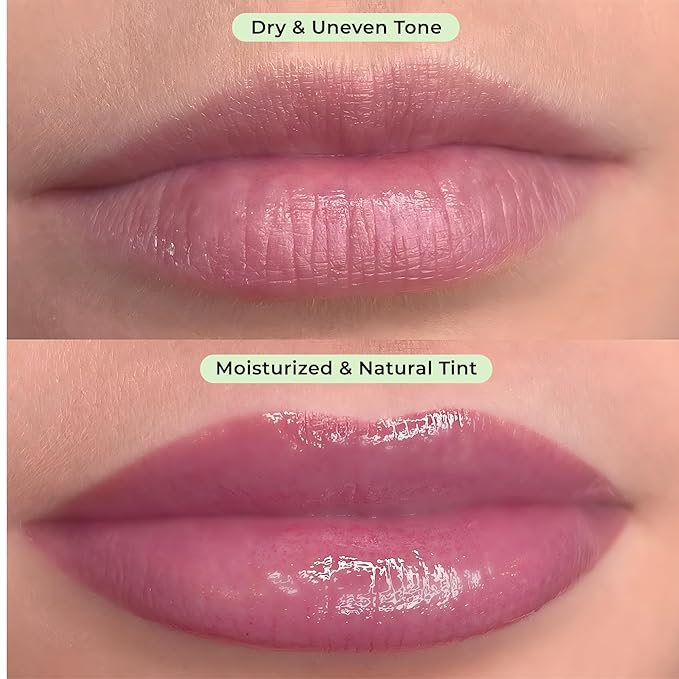 The Beauty Spy Yuli Color Changing Lip Oil | Hydrating Lip Gloss Korean | pH-Reactive Non Sticky Lip Gloss Formula With Argan Oil, Squalane, Shea Butter | Glass Shine Effect (Green Plum)