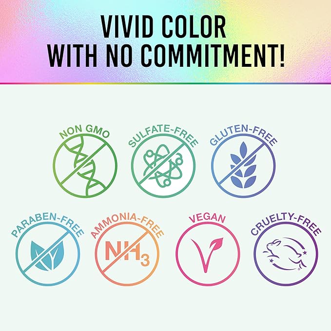 Punky Temporary Hair Color Spray – Siberian White, Instant Vivid Temporary Hair Dye for Women, Wash Out, Hair-Color Spray, 3.5 oz, 2 Pack